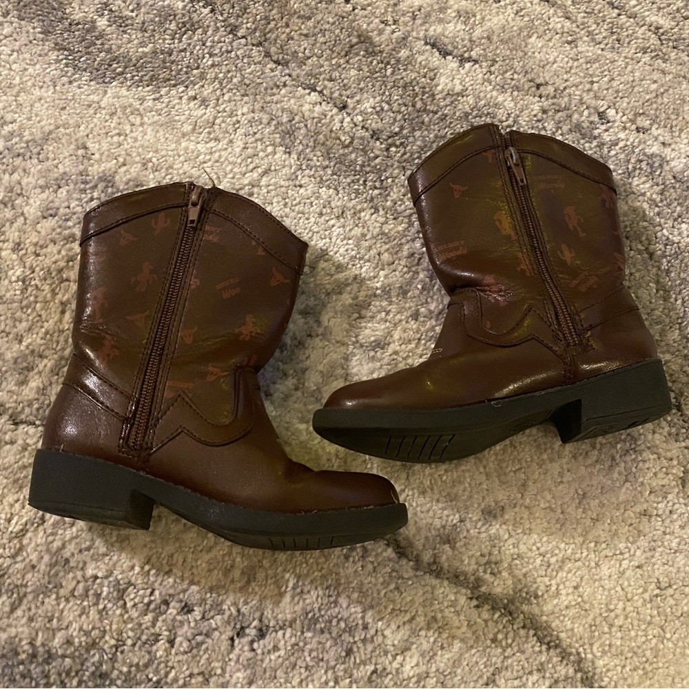 Toy Story Let’s Ride Cowboy Western Boots Size 10 - Picture 3 of 5
